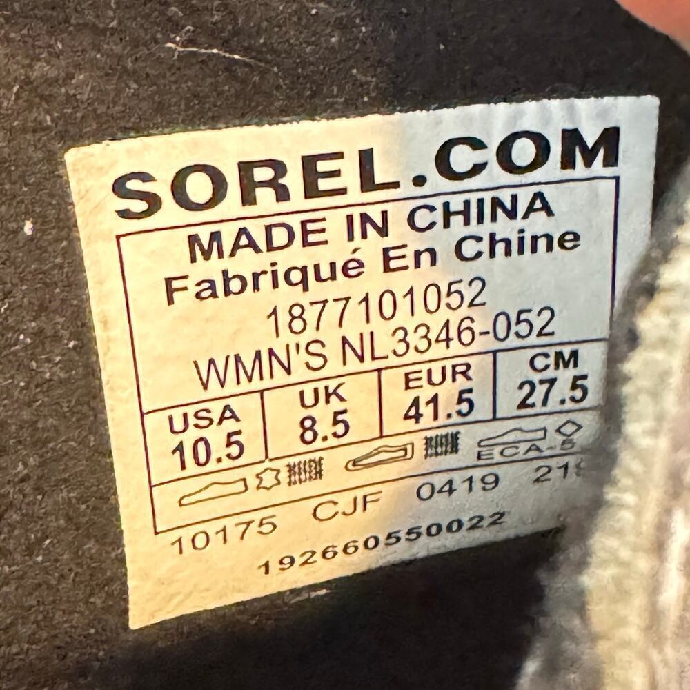 Sorel Womens Joan of Arctic Wedge III Chelsea Bootie US 10.5 EU 41.5 Gorpcore - Picture 2 of 12